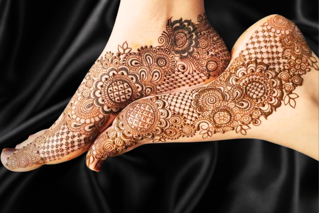 Leg Mehendi Design